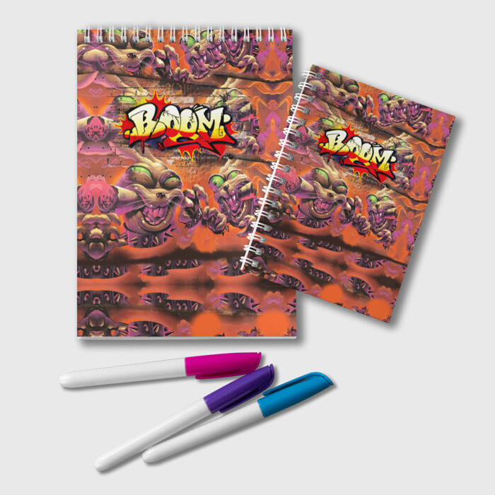 Блокнот Граффити BOOM фото