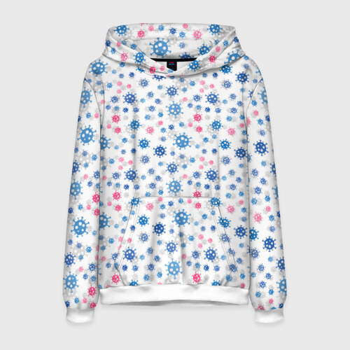 Мужская толстовка 3D Коронавирус фото