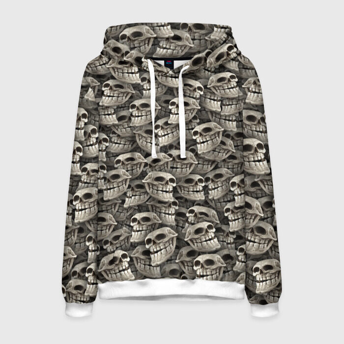 Мужская толстовка 3D Черепа троллей фото
