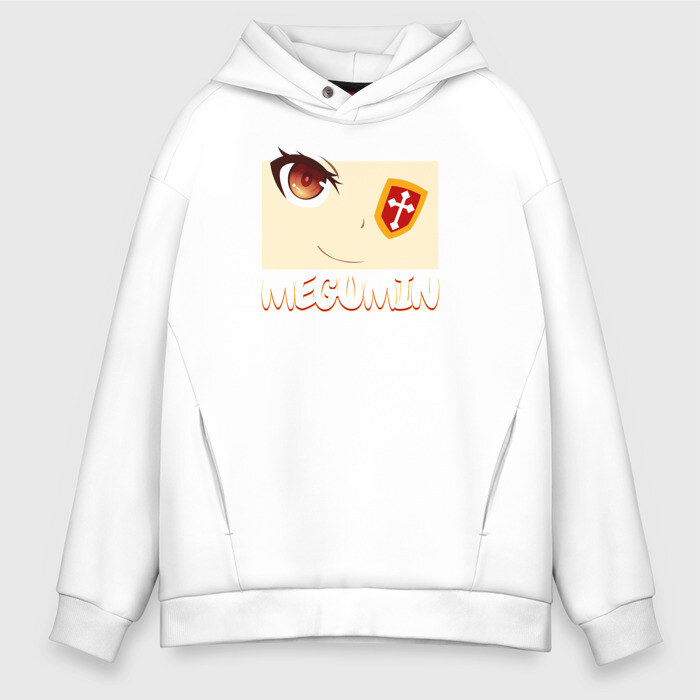 Мужское худи Oversize хлопок Megumin фото