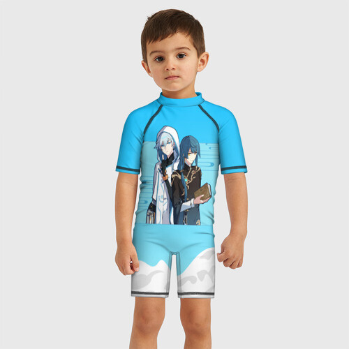 Детский купальный костюм 3D Genshin Impact фото