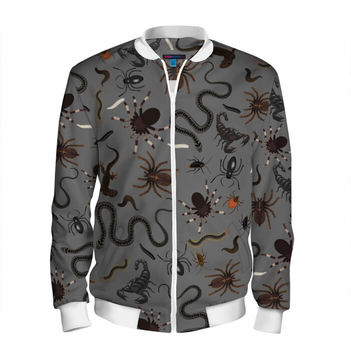 Мужской бомбер 3D Живность фото