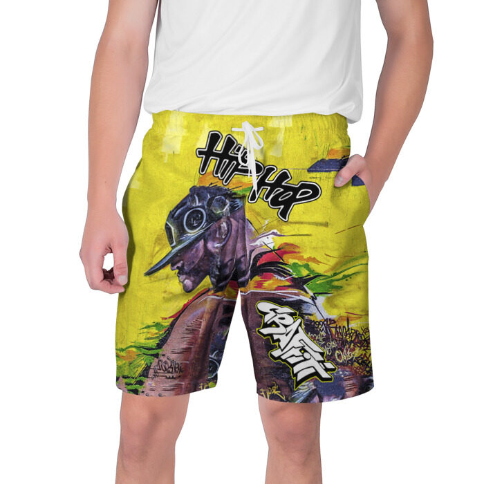 Мужские шорты 3D Граффити (HIP-HOP) фото