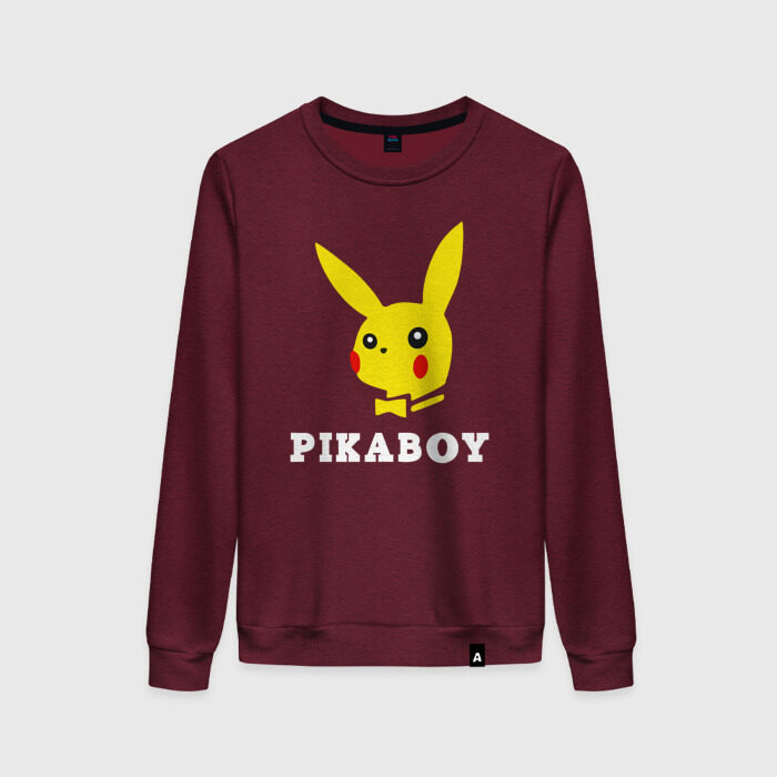 Женский свитшот хлопок Pikaboy фото
