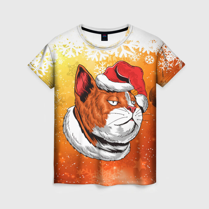 Женская футболка 3D Котэус фото