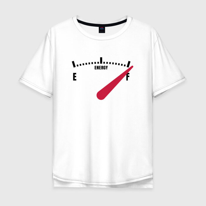 Мужская футболка хлопок Oversize Energy Парные фото