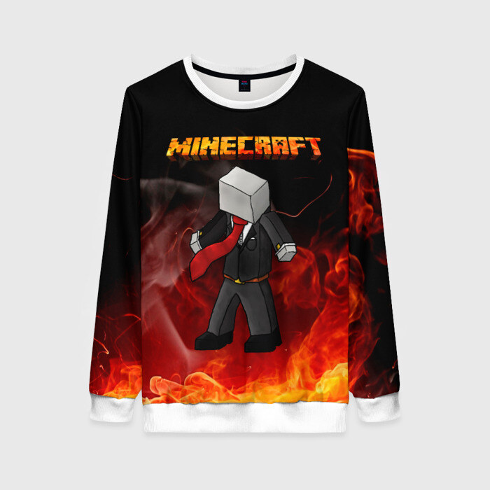 Женский свитшот 3D Minecraft фото