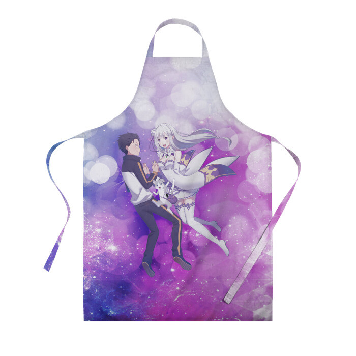 Фартук 3D Эмилия и Субару фото