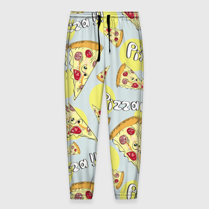Мужские брюки 3D Узор Куски пиццы фото
