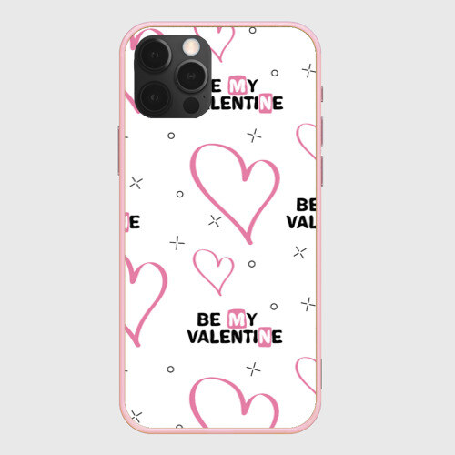 Чехол для iPhone 12 Pro Max Be My Valentine фото