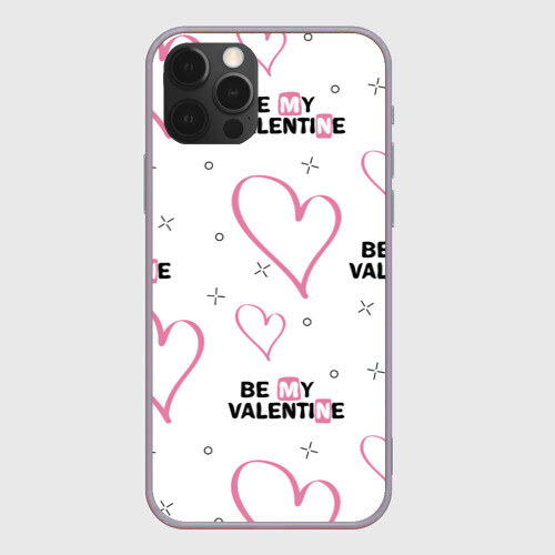 Чехол для iPhone 12 Pro Max Be My Valentine фото