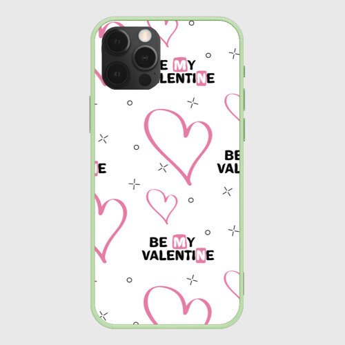 Чехол для iPhone 12 Pro Max Be My Valentine фото