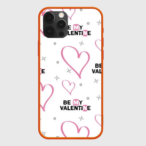Чехол для iPhone 12 Pro Max Be My Valentine фото