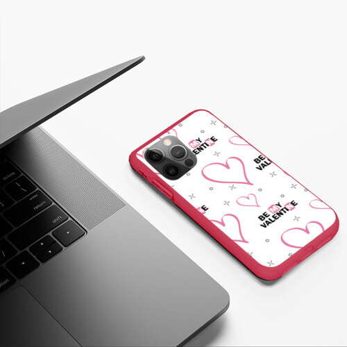 Чехол для iPhone 12 Pro Max Be My Valentine фото