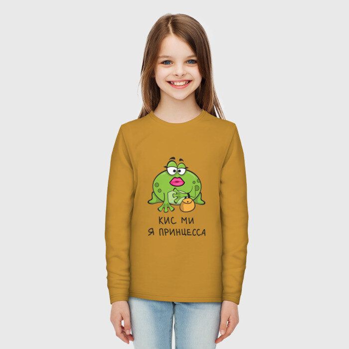 Детский лонгслив хлопок Кис ми я принцесса фото