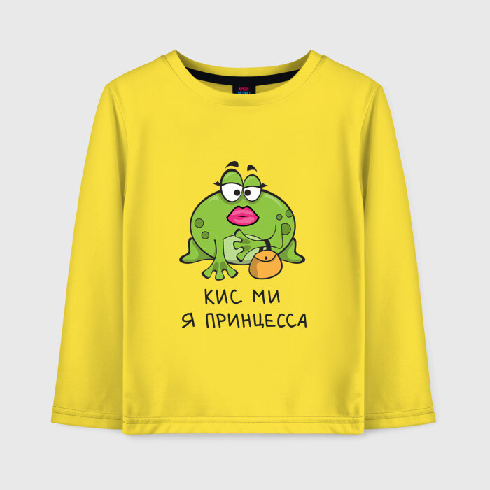 Детский лонгслив хлопок Кис ми я принцесса фото