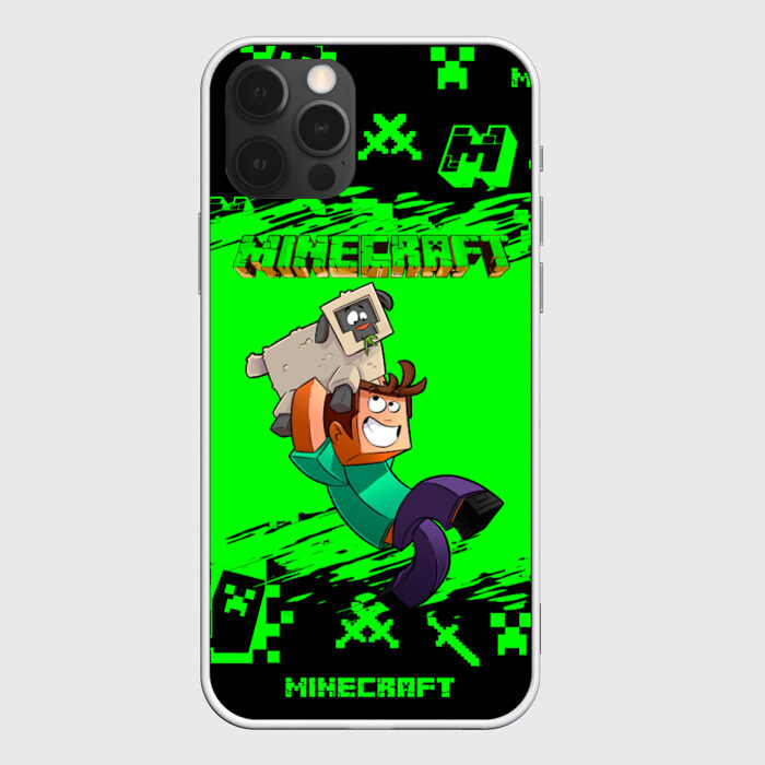 Чехол для iPhone 12 Pro Max Minecraft фото