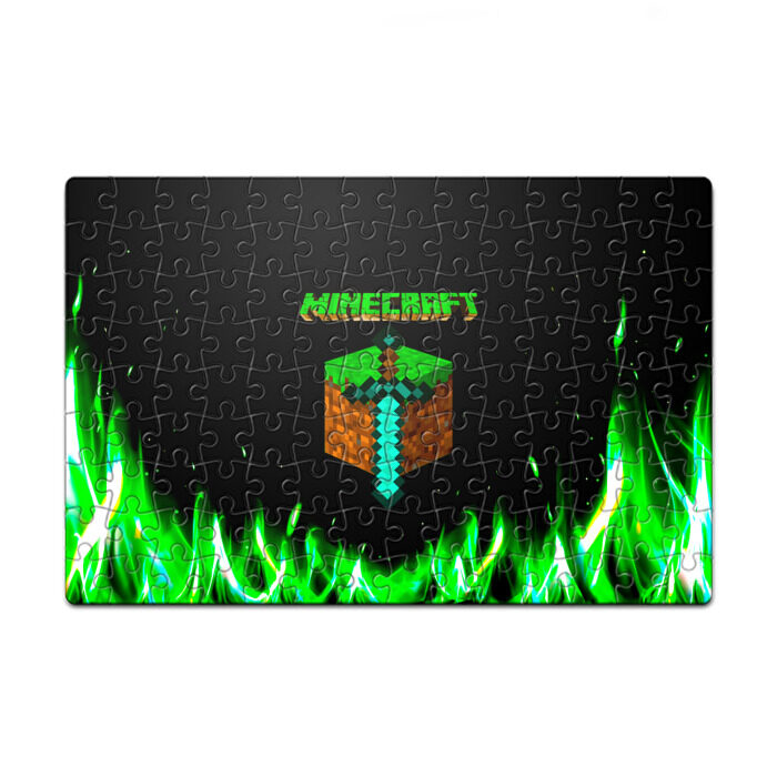 Пазл магнитный 126 элементов Minecraft фото