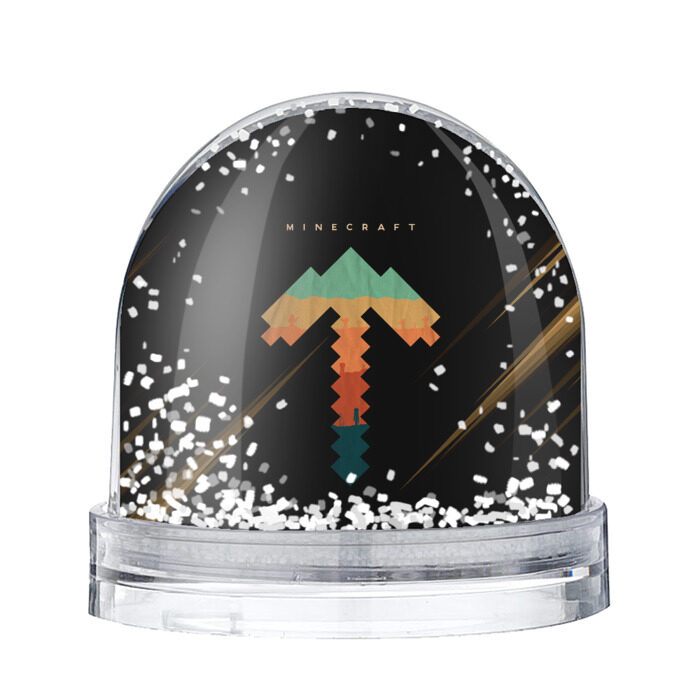 Снежный шар Minecraft фото