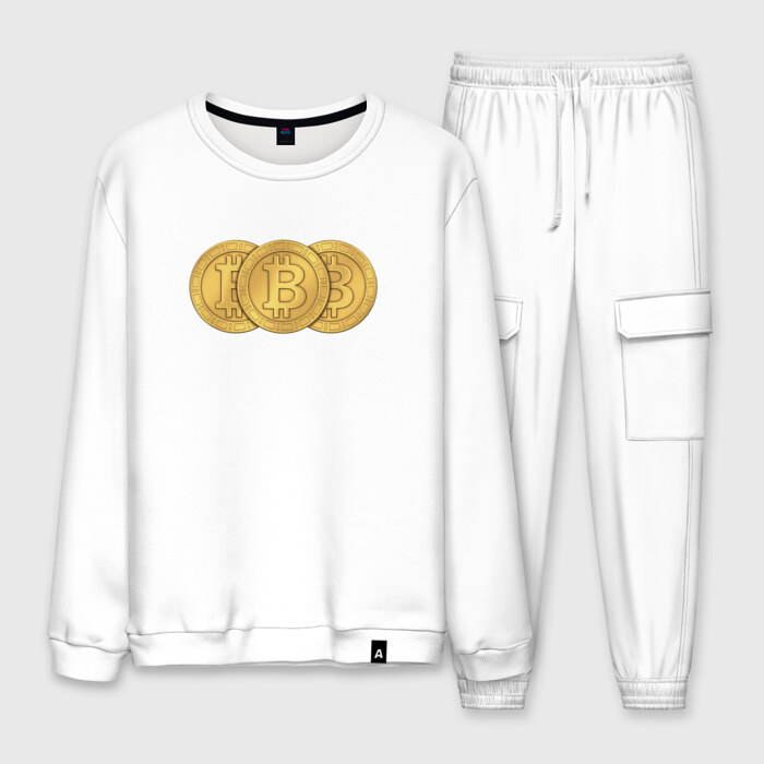 Мужской костюм хлопок BITCOIN TRIO фото
