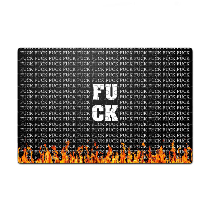 Пазл магнитный 126 элементов F*CK F*CK F*CK фото