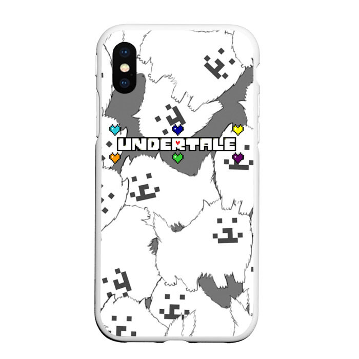 Чехол для iPhone XS Max матовый Undertale фото