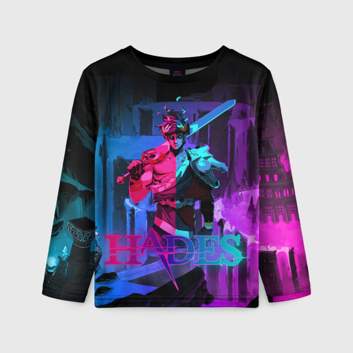 Детский лонгслив 3D Hades Game фото