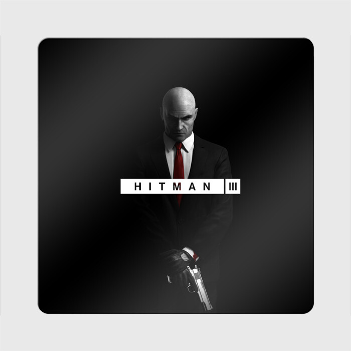Магнит виниловый Квадрат Hitman 3 фото