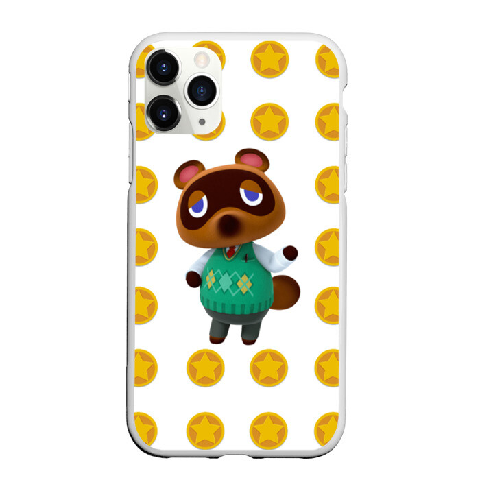 Чехол для iPhone 11 Pro матовый Animal crossing - Nook фото