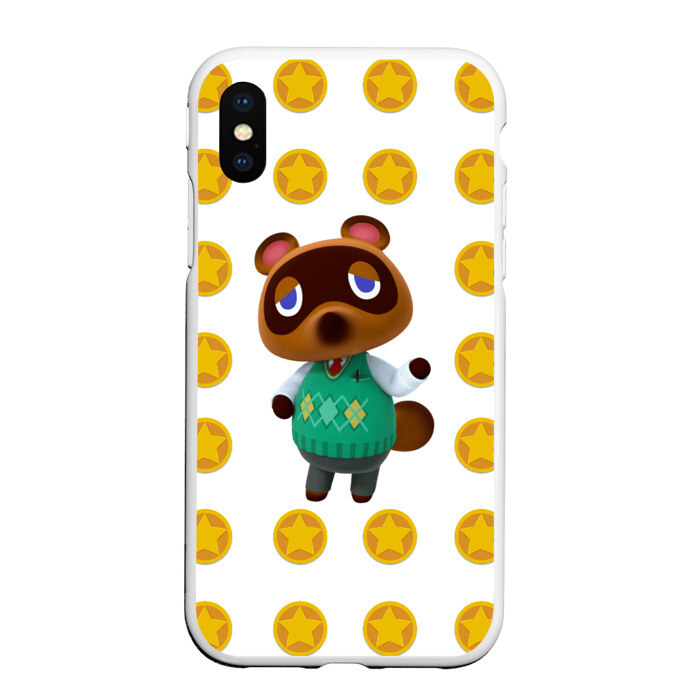 Чехол для iPhone XS Max матовый Animal crossing - Nook фото
