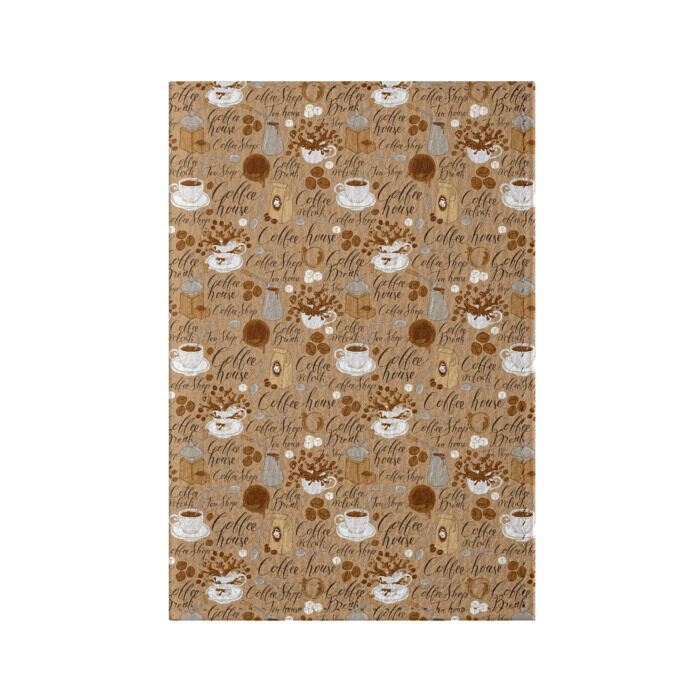 Обложка для паспорта матовая кожа Кофейня фото