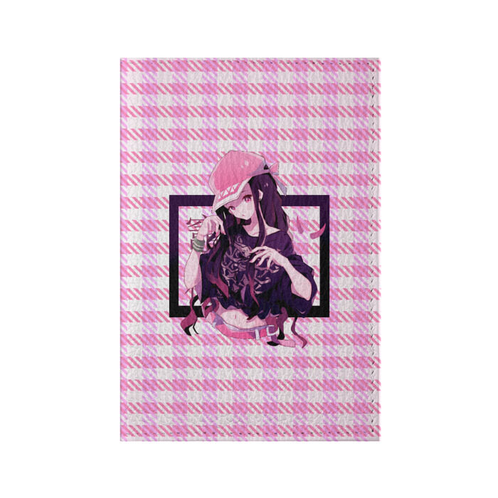 Обложка для паспорта матовая кожа Незуко Камадо фото