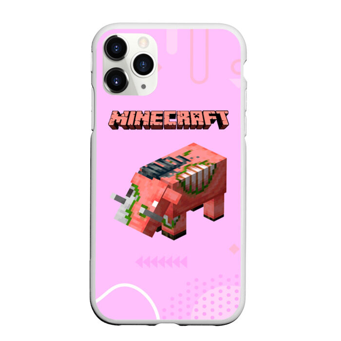 Чехол для iPhone 11 Pro матовый Minecraft фото