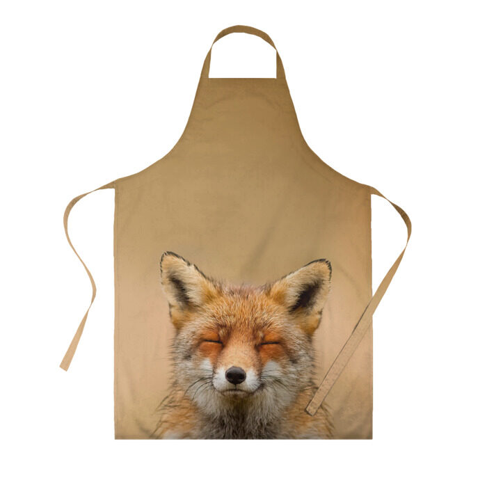 Фартук 3D Милая лисичка фото