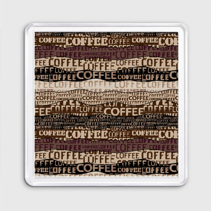 Магнит 55*55 Coffee фото