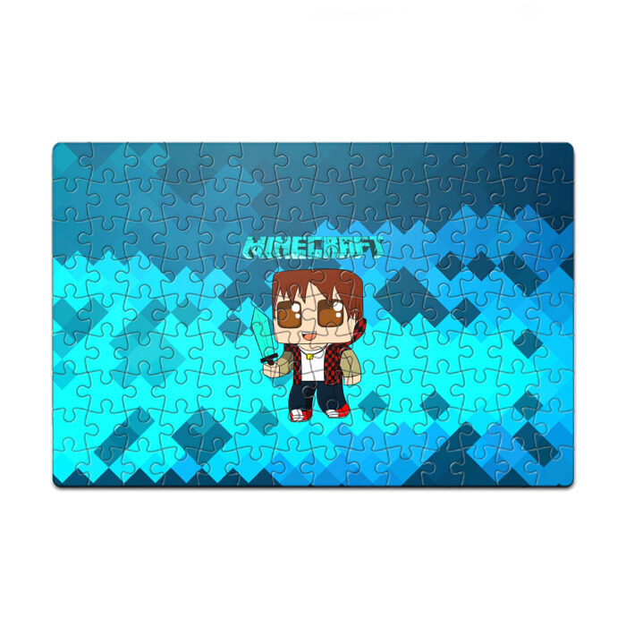 Пазл магнитный 126 элементов Minecraft фото