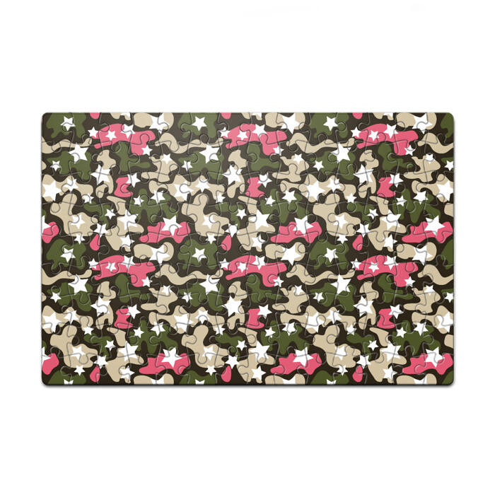 Пазл магнитный 126 элементов Позитивный камуфляж фото