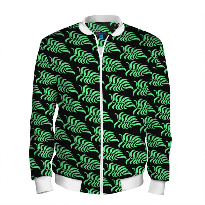 Мужской бомбер 3D Растение фото