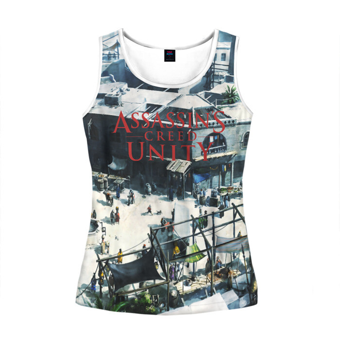 Женская майка 3D Assassin’s Creed Unity фото