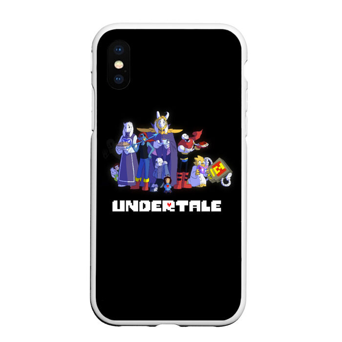 Чехол для iPhone XS Max матовый Undertale фото