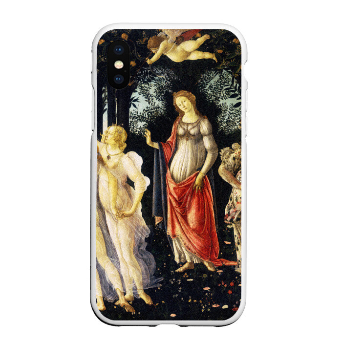 Чехол для iPhone XS Max матовый весна боттичелли фото