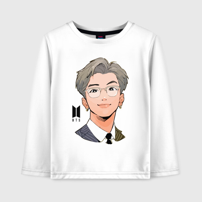 Детский лонгслив хлопок BTS фото