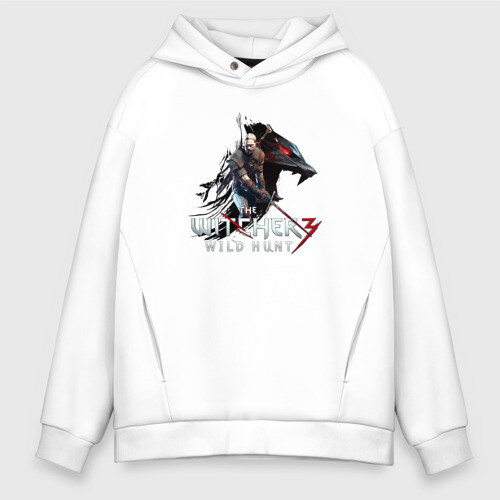 Мужское худи Oversize хлопок The Witcher 3 Wild Hunt фото