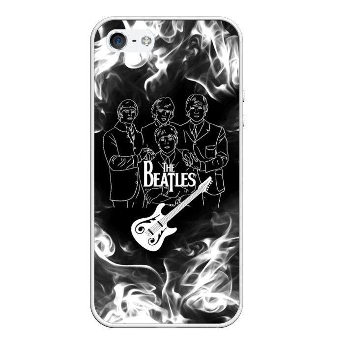 Чехол для iPhone 5/5S матовый The Beatles фото