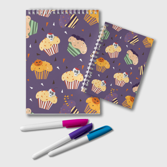 Блокнот Узор на Хэллоуин фото