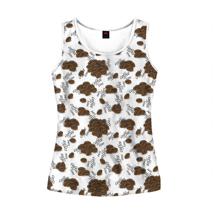 Женская майка 3D Coffee Time фото