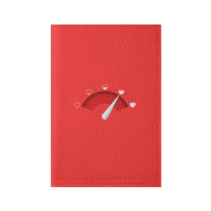 Обложка для паспорта матовая кожа Измеритель Любви фото