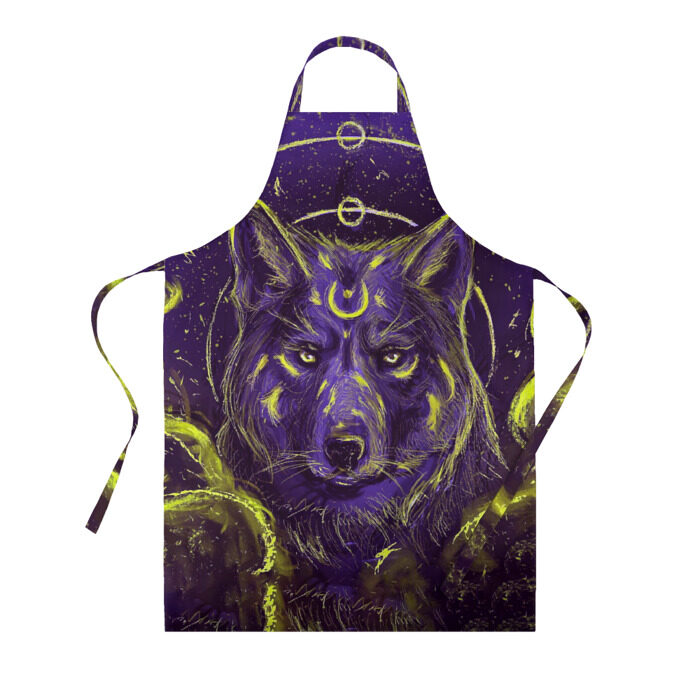 Фартук 3D Волшебный Волк фото