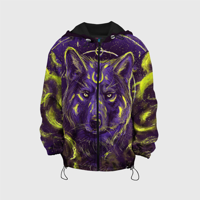Детская куртка 3D Волшебный Волк фото