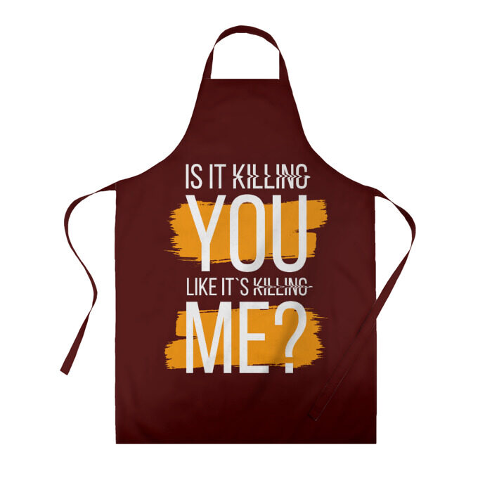 Фартук 3D is it killing you... фото